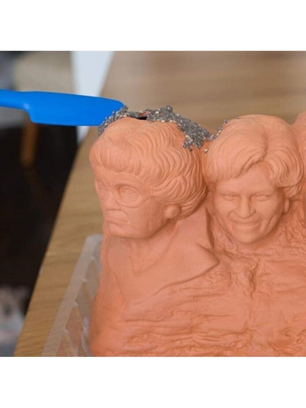 Golden Girls Rushmore Chia Pet Decorative Planter - Picture 2 of 4